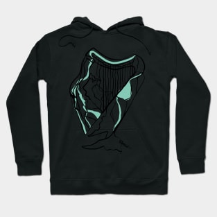 Single Line - Harpist Hoodie